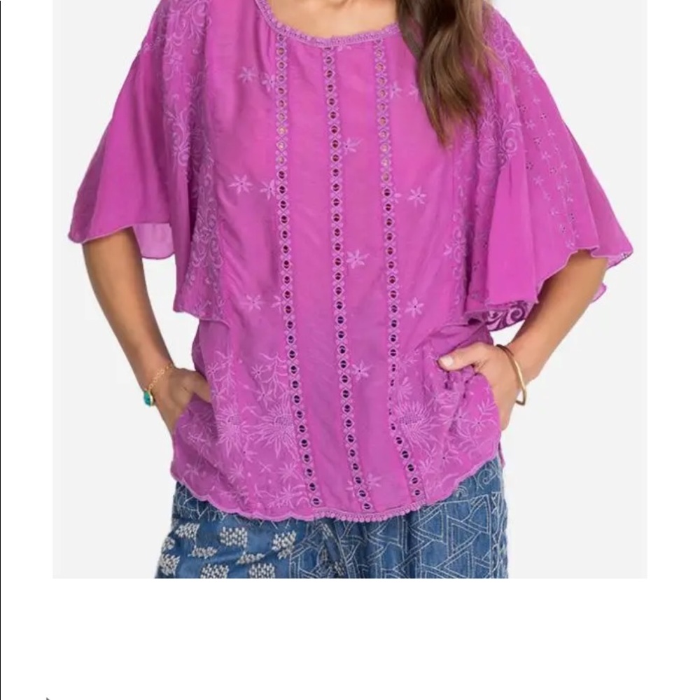 Johnny Was NWT XS Sunflower Alta Top